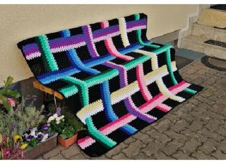 Granny Stripes Grid Blanket Free Crochet Pattern Granny Stripes Grid Blanket Free Crochet Pattern