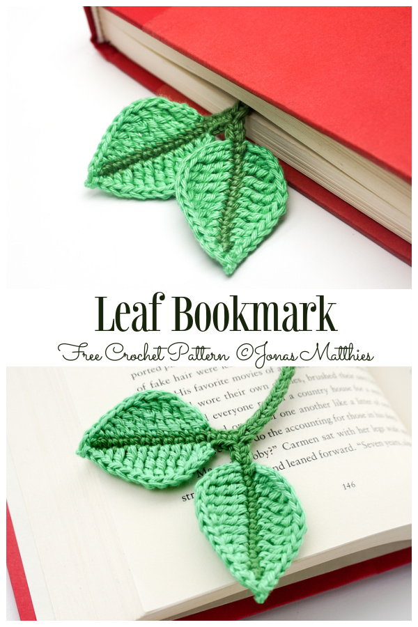 Little Leaf Bookmark Free Crochet Patterns 
