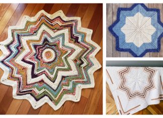 Star Blanket Free Crochet Patterns Star Blanket Free Crochet Patterns