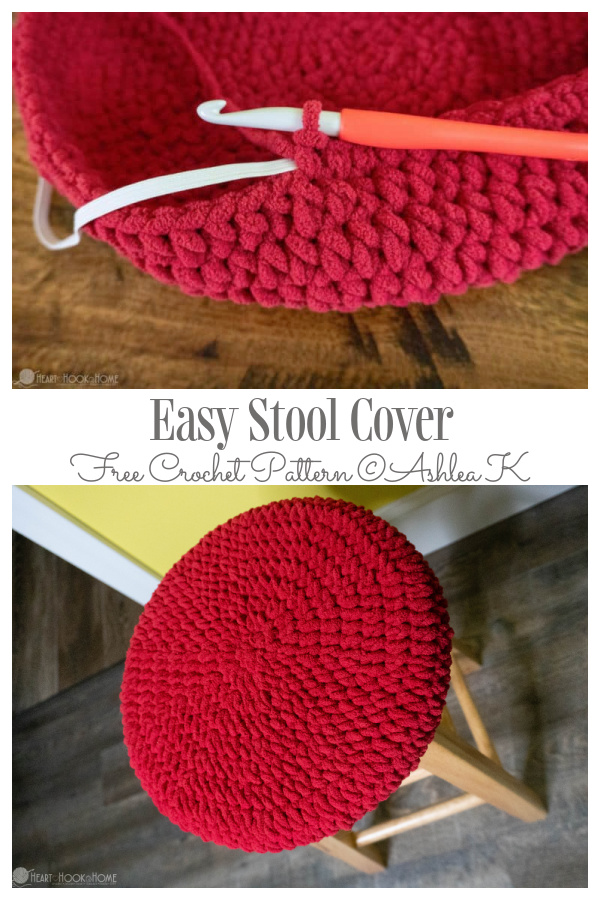 Easy Stool Cushion Free Crochet Patterns