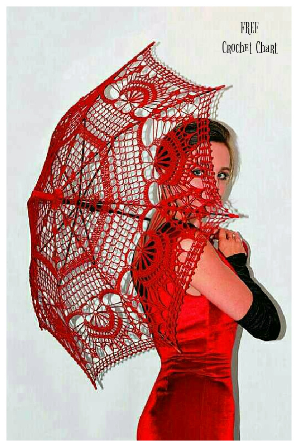 Wedding Umbrella Free Crochet Patterns