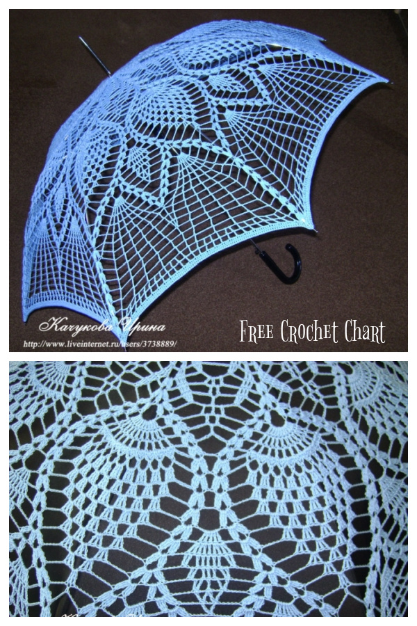 Umbrella Blue Sky Free Crochet Patterns 