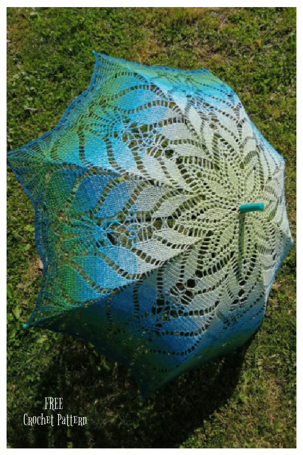 Openwork Umbrella Free Crochet Patterns
