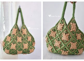 Bobble Flower Tote Bag Free Crochet Pattern Bobble Flower Tote Bag Free Crochet Pattern