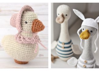 10 Crochet Goose Amigurumi Free Patterns & Paid Crochet Goose Amigurumi Free Patterns