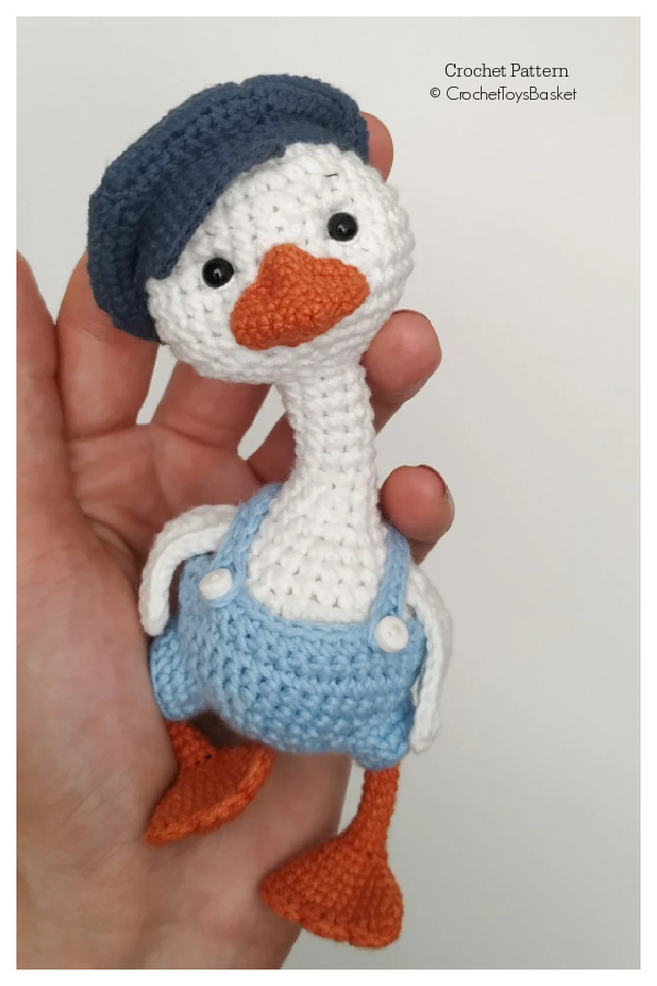 Crochet White Goose Amigurumi Patterns