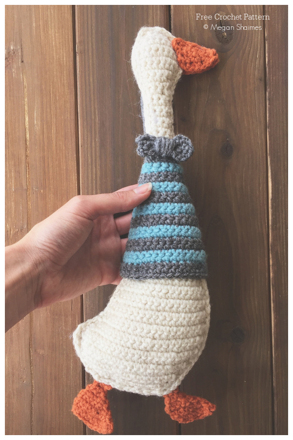 Crochet George the Goose Amigurumi Free Patterns