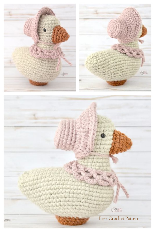 Crochet Carla the Goose Amigurumi Free Patterns