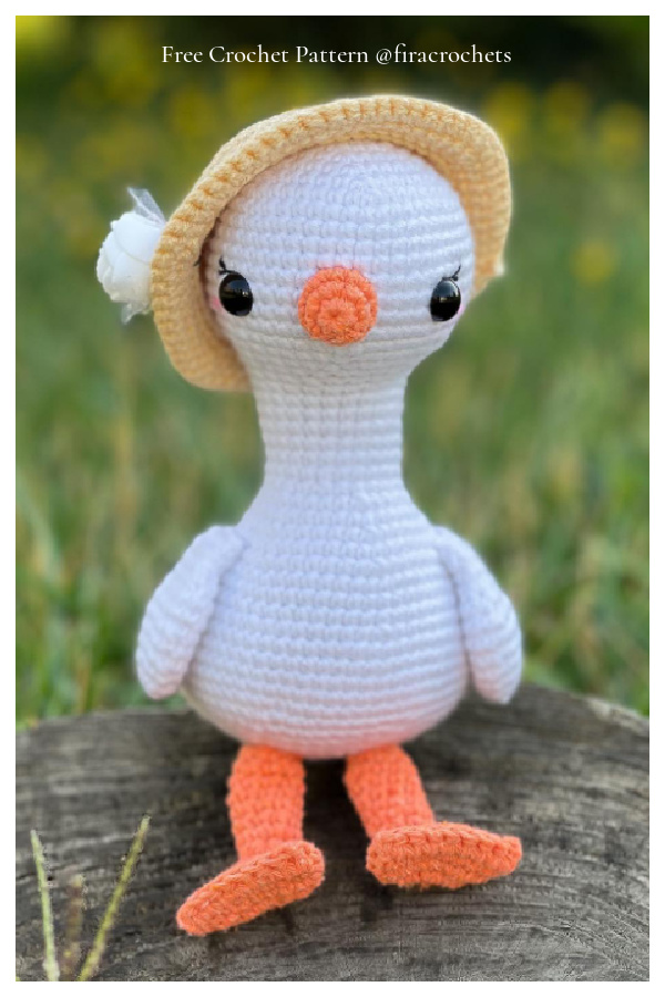 Crochet cute Goose Amigurumi Free Patterns