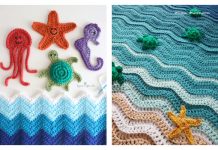 Ocean Themed Blanket Free Crochet Patterns & Paid Ocean Themed Blanket Free Crochet Patterns