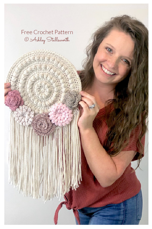Crafty Boho Wall Hanger Free Crochet Pattern