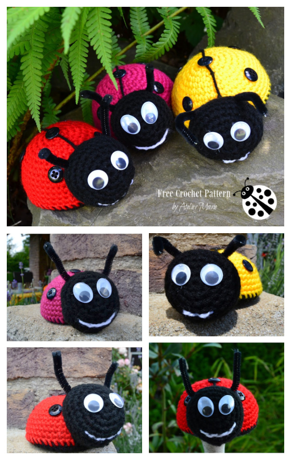 Crochet Ladybug Amigurumi Free Patterns