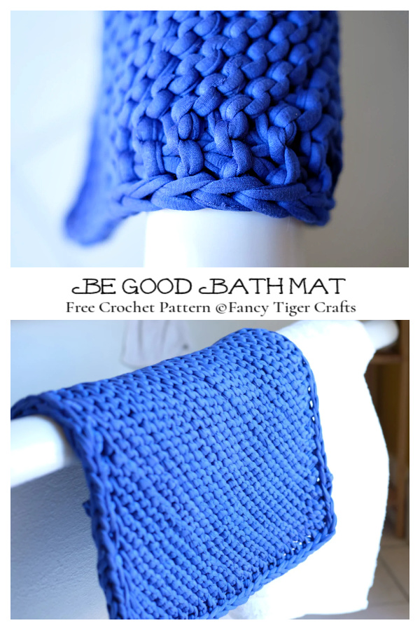 Be Good Bath Mat Free Crochet Patterns 