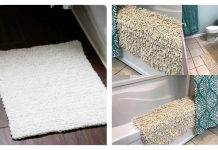 Bath Mat Free Crochet Patterns Bath Mat Free Crochet Patterns