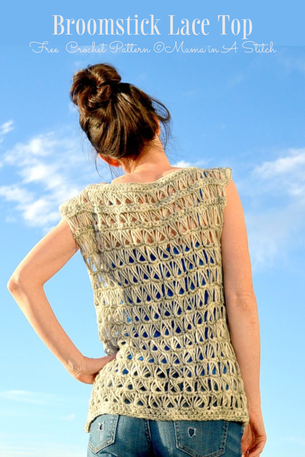 Broomstick LACE Top Free Crochet Patterns