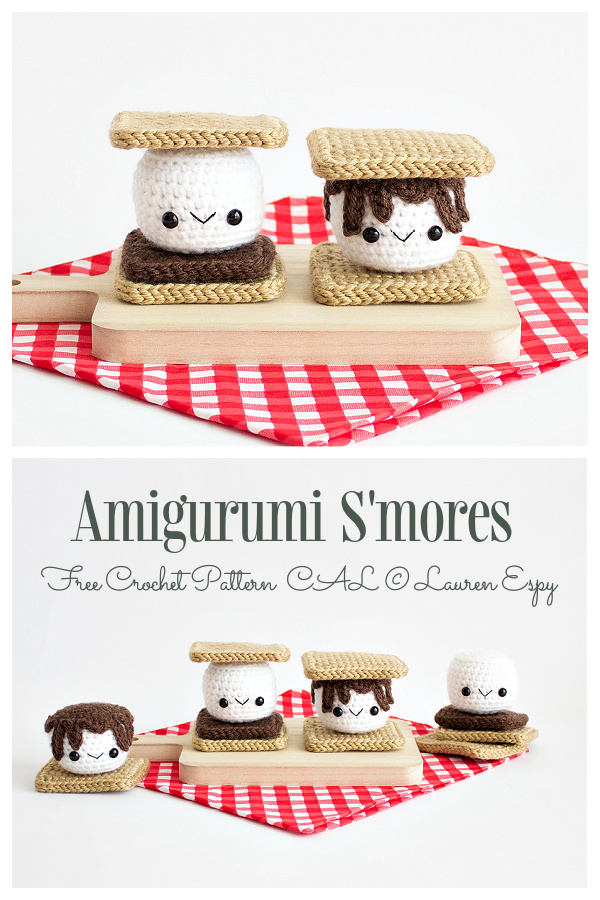 Crochet S'mores Amigurumi Free Patterns