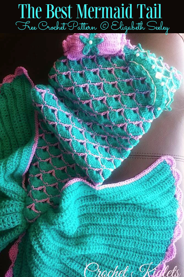 The Best Mermaid Tail Blanket Free Crochet Patterns