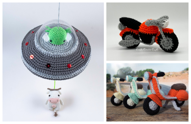 Crochet Pattern SCOOTER Toys in PDF 00462 -  Denmark