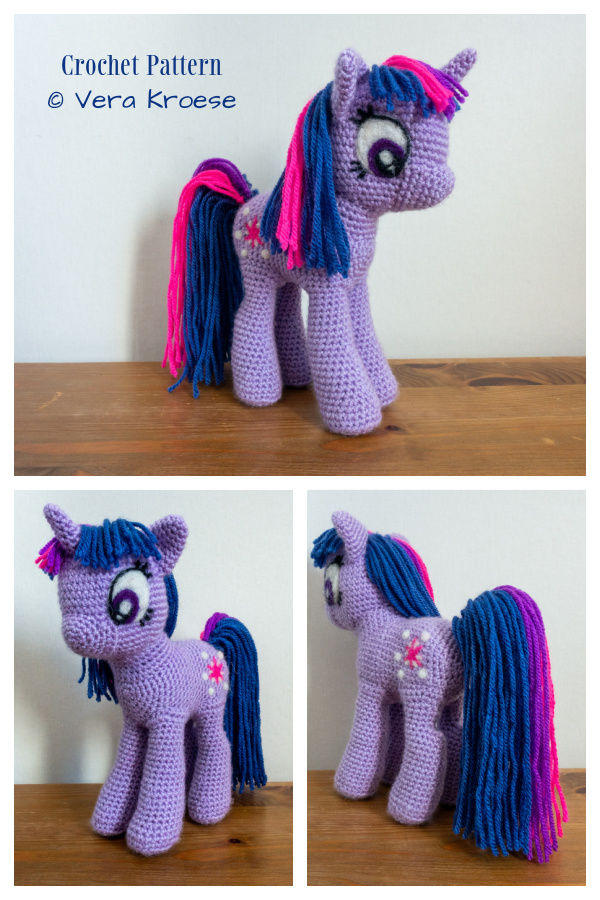 Crochet My Little Pony Twilight Sparkle Amigurumi Patterns