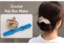 Twist Hair Bun Maker Free Crochet Pattern + Video Hair Bun Maker Free Crochet Pattern + Video