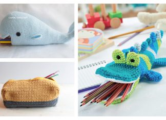 Back to School Pencil Cases Free Crochet Patterns Back to School Pencil Cases Free Crochet Patterns