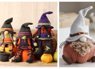 Crochet Halloween Gnome Amigurumi Free Patterns & Paid Crochet Halloween Gnome Amigurumi Free Patterns