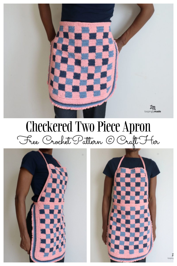 Checkered Two Piece Free Crochet Patterns