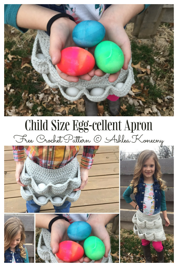 How to Crochet the Egg-Cellent Egg Apron 