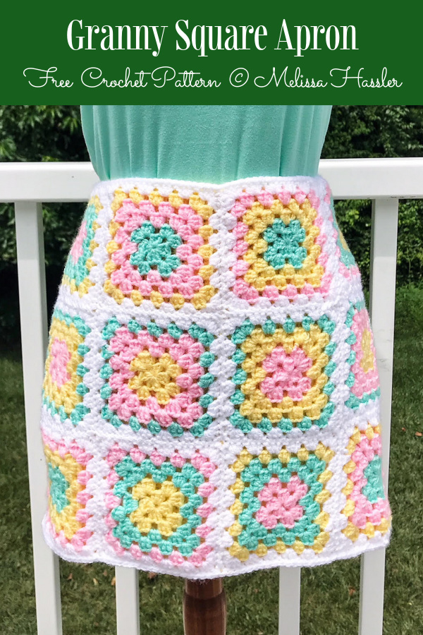 Granny Square Apron Free Crochet Patterns