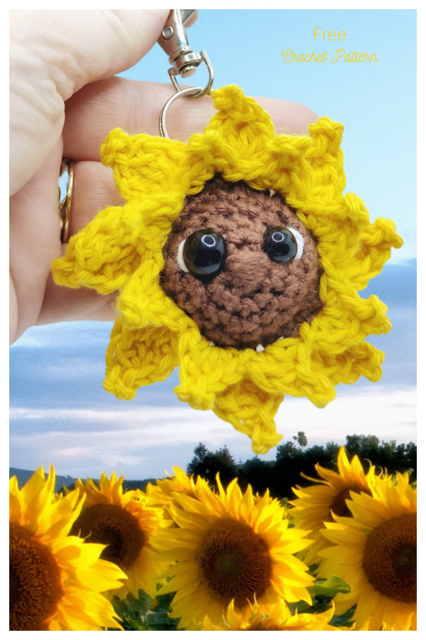Emma's Sunflower Buddy Free Crochet Patterns