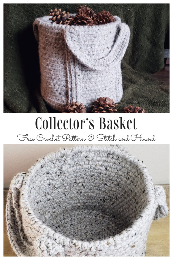 Chunky Collector's Basket Free Crochet Patterns