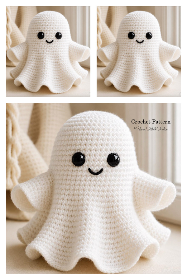 Halloween Amigurumi Ghost Crochet Patterns