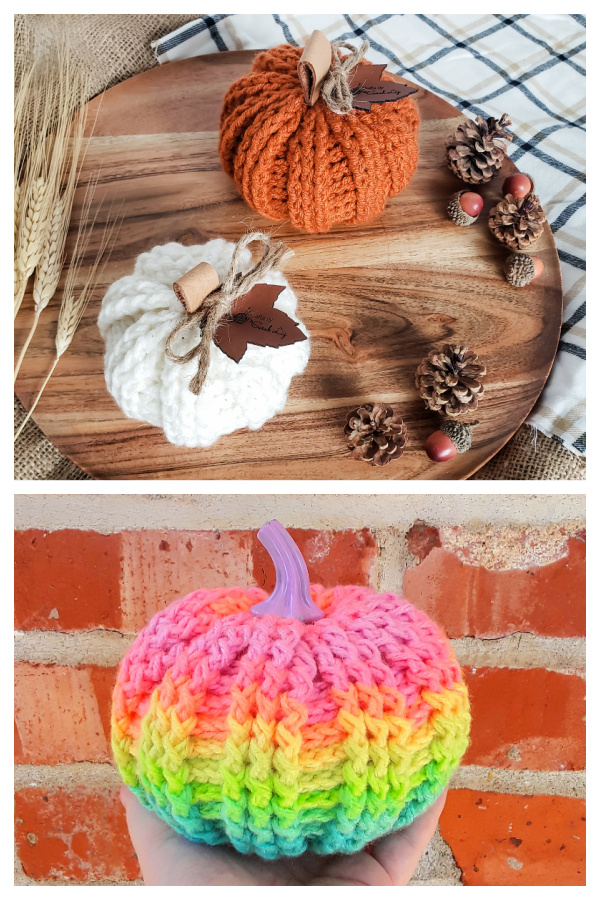 Farmhouse Pumpkin Free Crochet Patterns