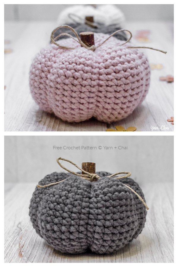 Petite Autumn Pumpkin Free Crochet Patterns
