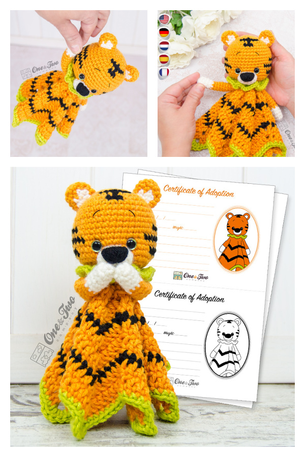 Denver the Tiger Minilovey Crochet Patterns