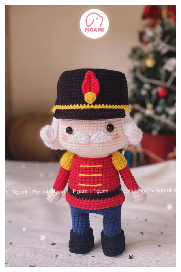 Christmas Nutcracker Cavelier Crochet Amigurumi Patterns