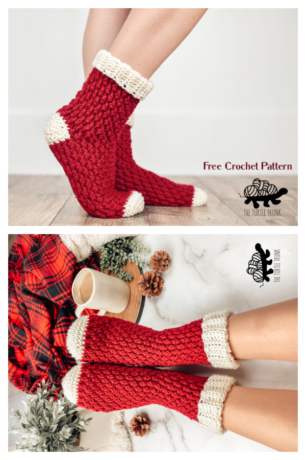 Country Cottage Socks Free Crochet Patterns
