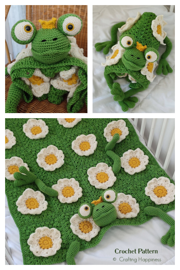 Jungle Frog Baby Blanket Free Crochet Pattern