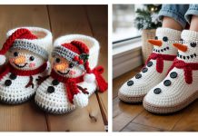 Snowman Boots and Slippers Free Crochet Patterns & Paid Snowman Boots and Slippers Free Crochet Patterns