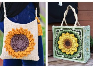 Sunflower Bag Free Crochet Patterns Sunflower Bag Free Crochet Patterns