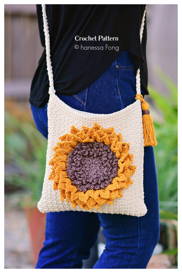 Sunflower Bag Crochet Pattern