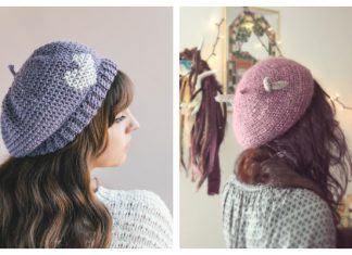 Beret Hat Free Crochet Patterns & Paid Beret Hat Free Crochet Patterns