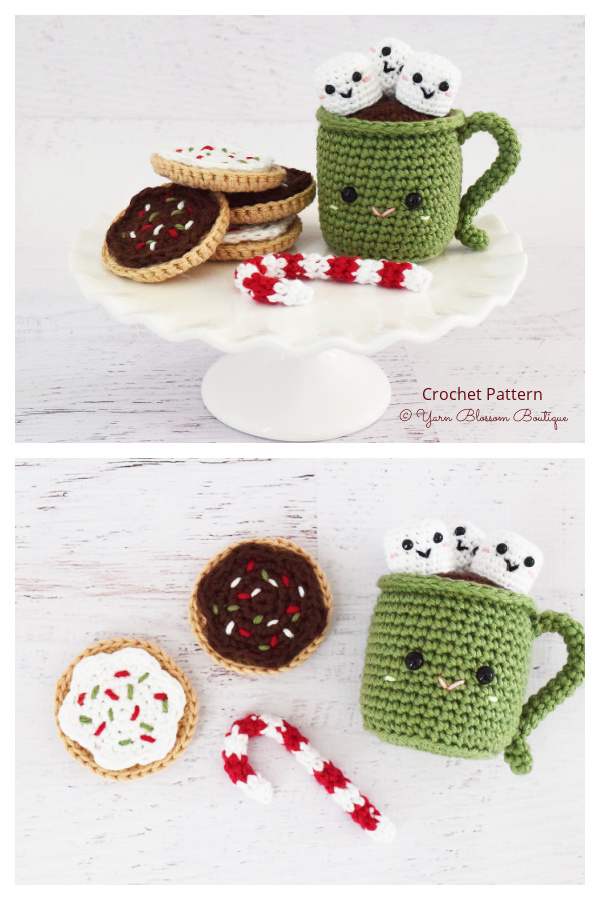Crochet Christmas Hot Cocoa Amigurumi Pattern
