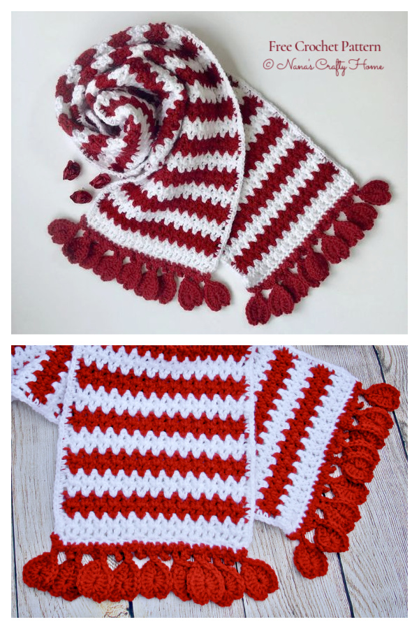 Easy V-Stitch Scarf Free Crochet Patterns