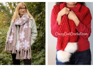 Christmas Scarf Free Crochet Patterns & Paid Christmas Scarf Free Crochet Patterns