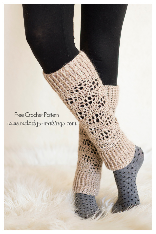 Wisteria Leg Warmers Free Crochet Patterns
