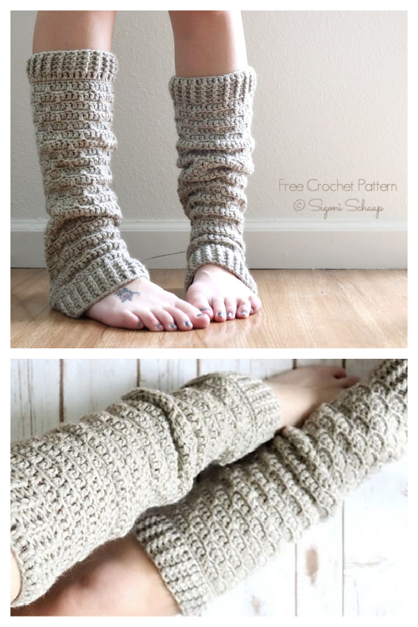 Slouchy Leg Warmer Free Crochet Patterns