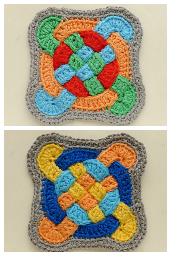 Edged Celtic Coaster Crochet Patterns