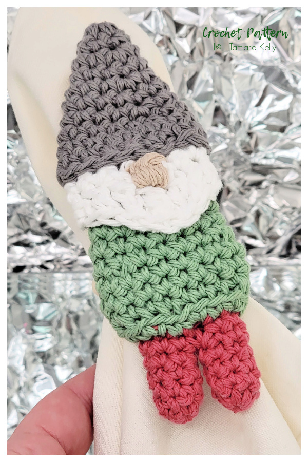 Gnome Napkin Crochet Patterns