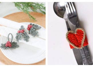 Christmas Napkin Rings Free Crochet Patterns Christmas Napkin Rings Free Crochet Patterns